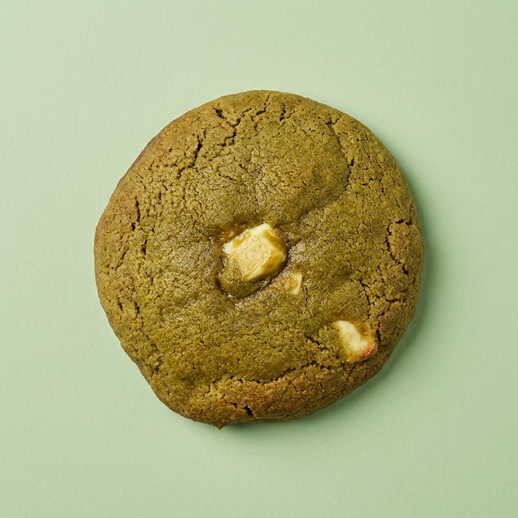 Cookie matcha bio et pépites de chocolat blanc livré en France en 48h